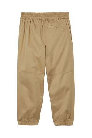 Beige cotton Equestrian Knight trouser BURBERRY KIDS | 8078261A7026